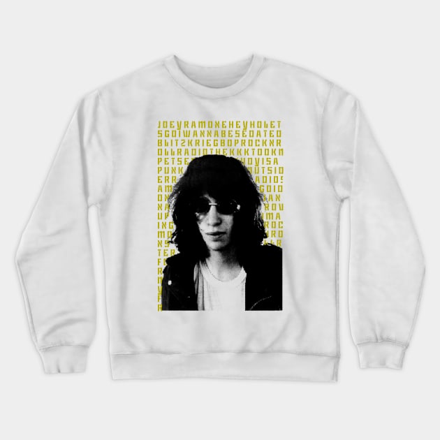 Joey Ramone Crewneck Sweatshirt by Allbestshirts